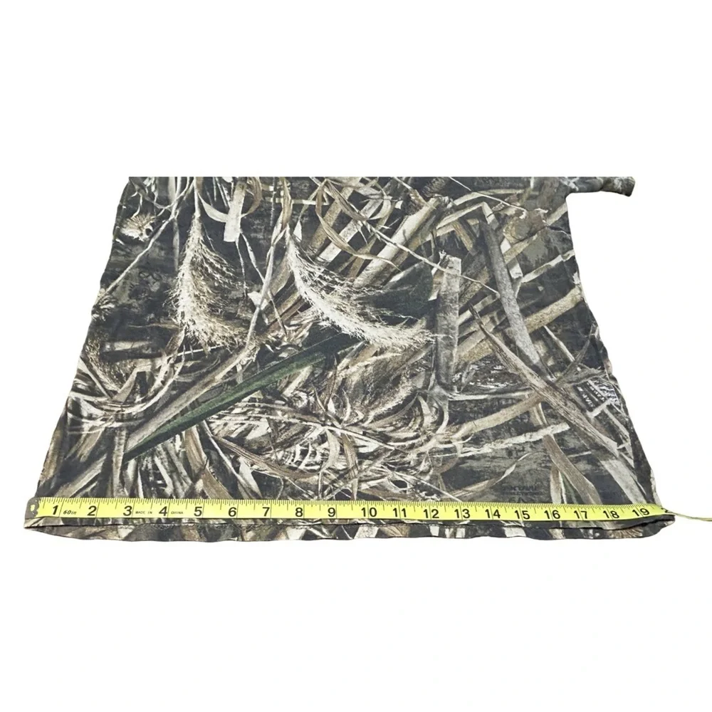 Hanes Mossy-Style Camo T-Shirt Men’s Medium – Outdoors Hunting Tee - Picture 3 of 8